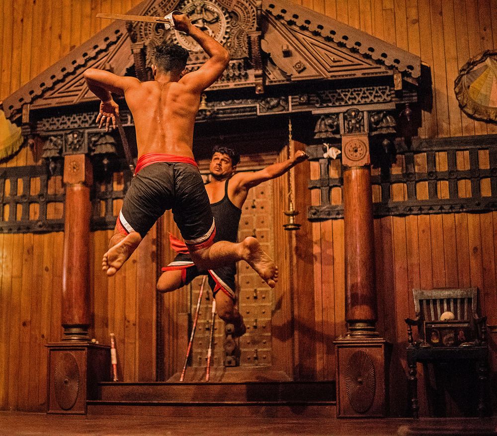 Ankatharipayattu ... Fighting with weapons in the Martial art, Kalaripayattu.