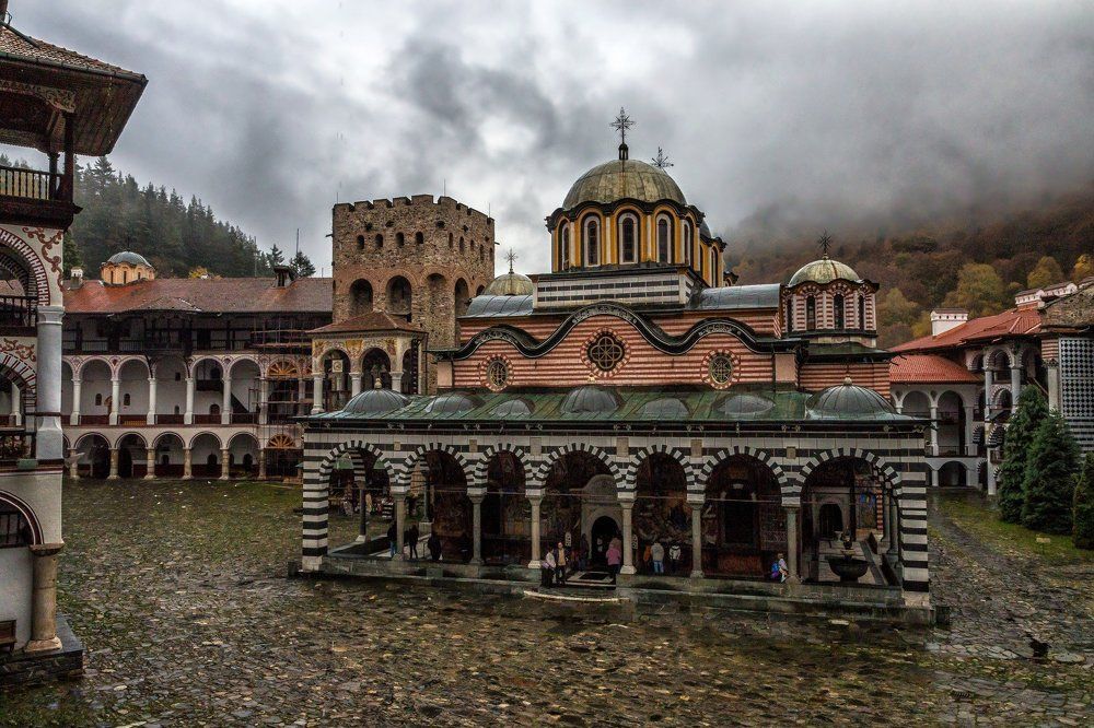 Rila Monastery on the day of St. John of Rila