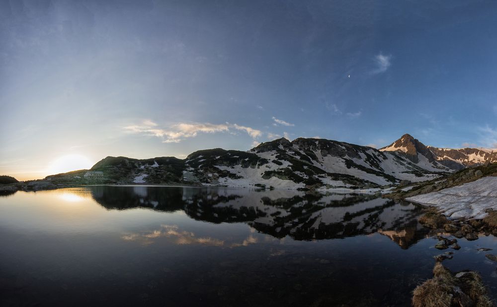 Sunrise in Rila mountain, Bulgaria