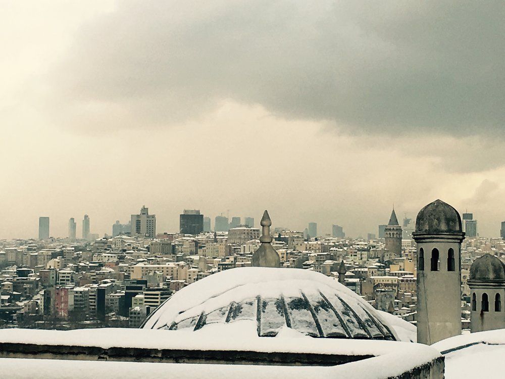 On the roof of istunbul