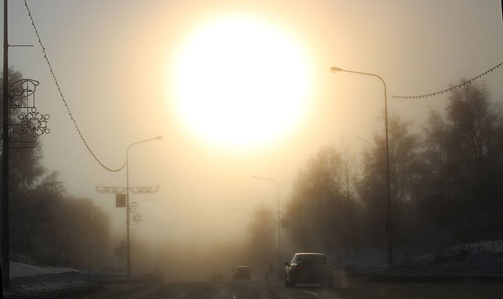 Зимнее солнце Югры