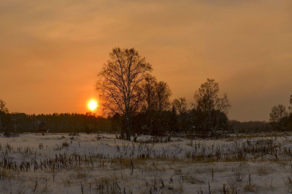 Зимний закат
