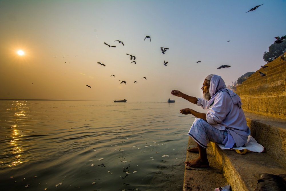 Life on ghat..