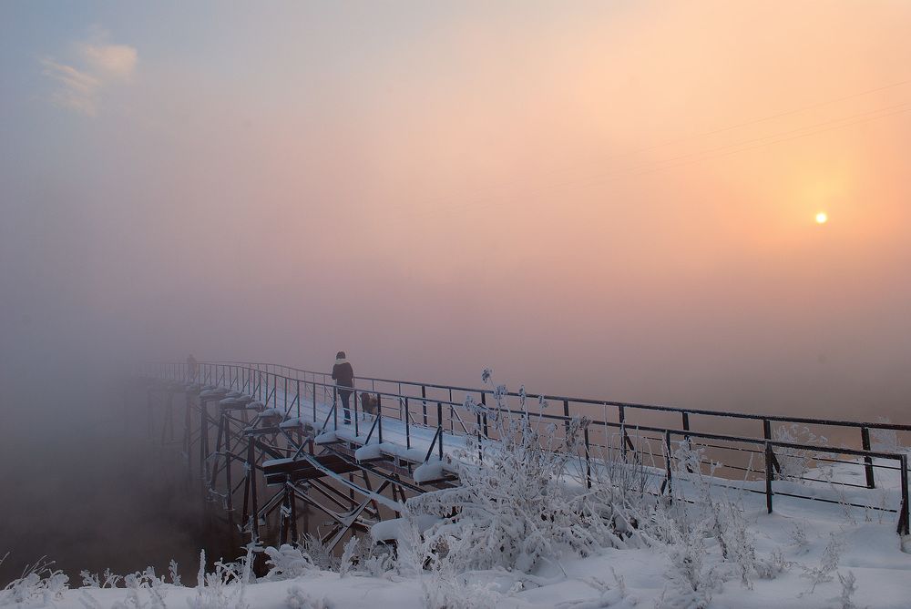 В зимний туман