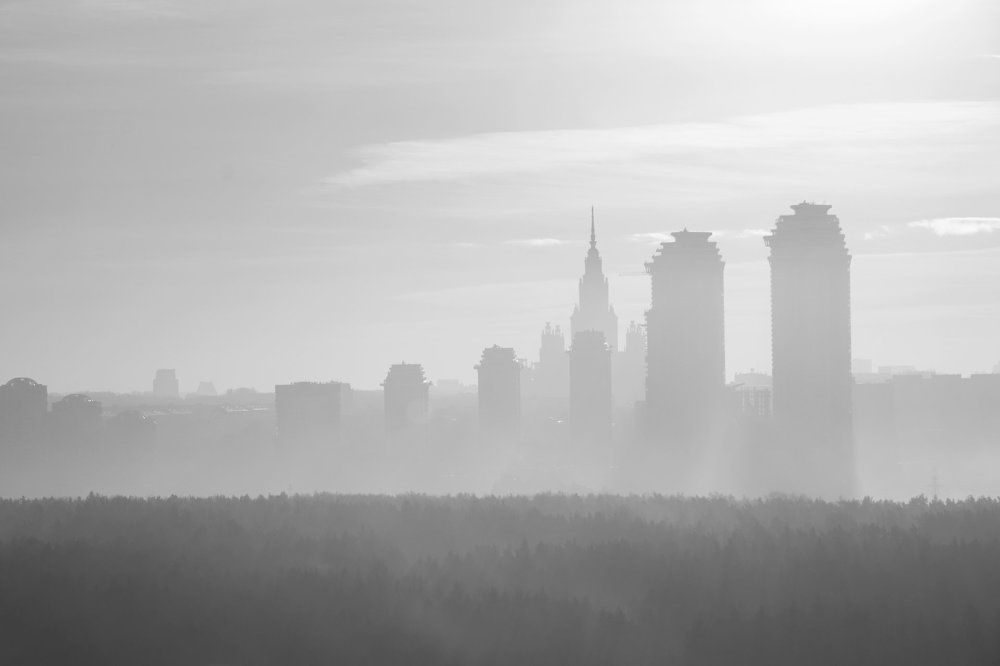 Город в тумане