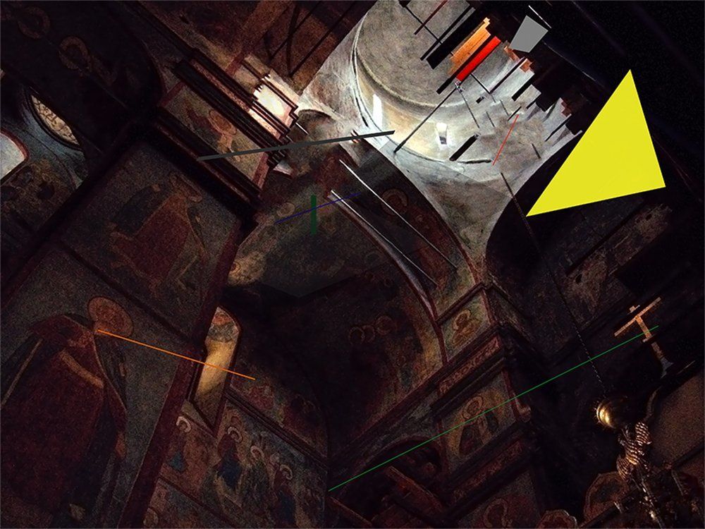 Malevich looking up (Pafnutiev Monastery Russia)