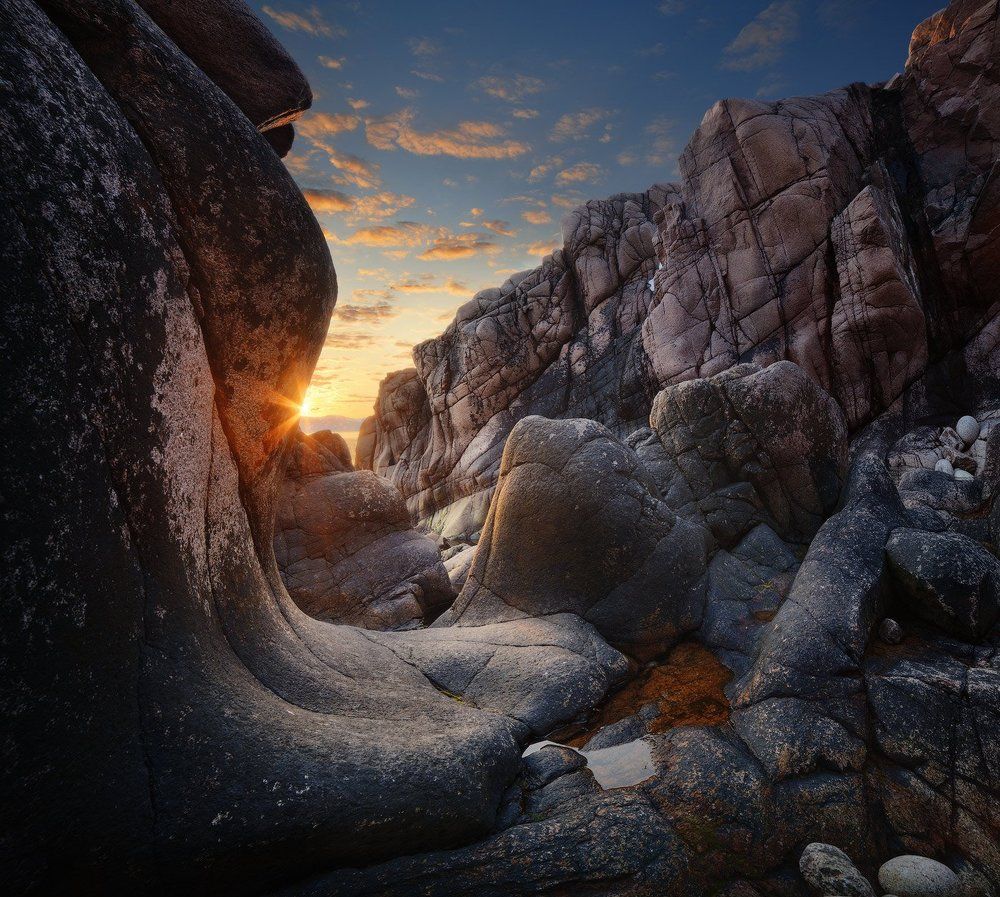 Рассвет в каньоне