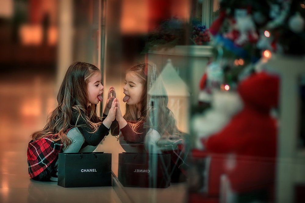 Ребенок шопинга