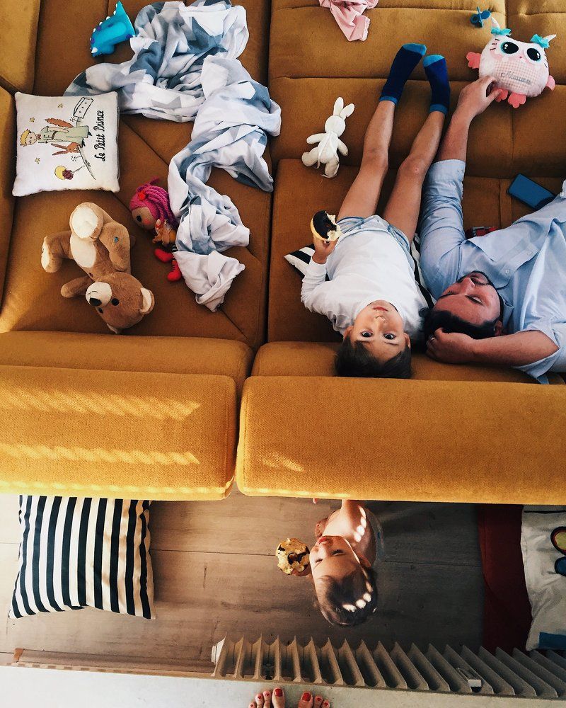 Папа дома...