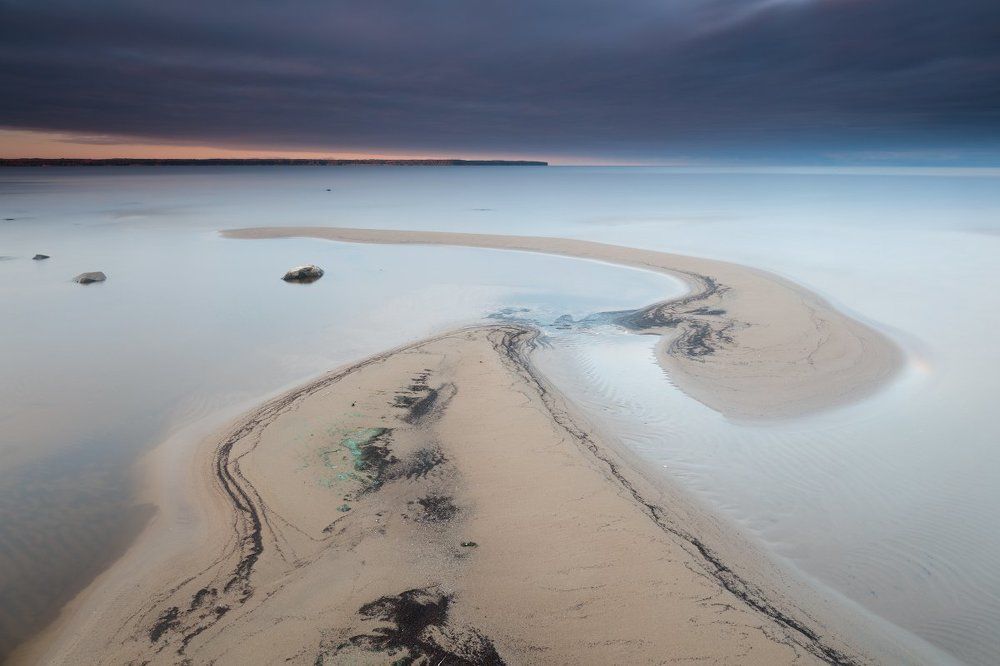 Отмели рыбинского моря