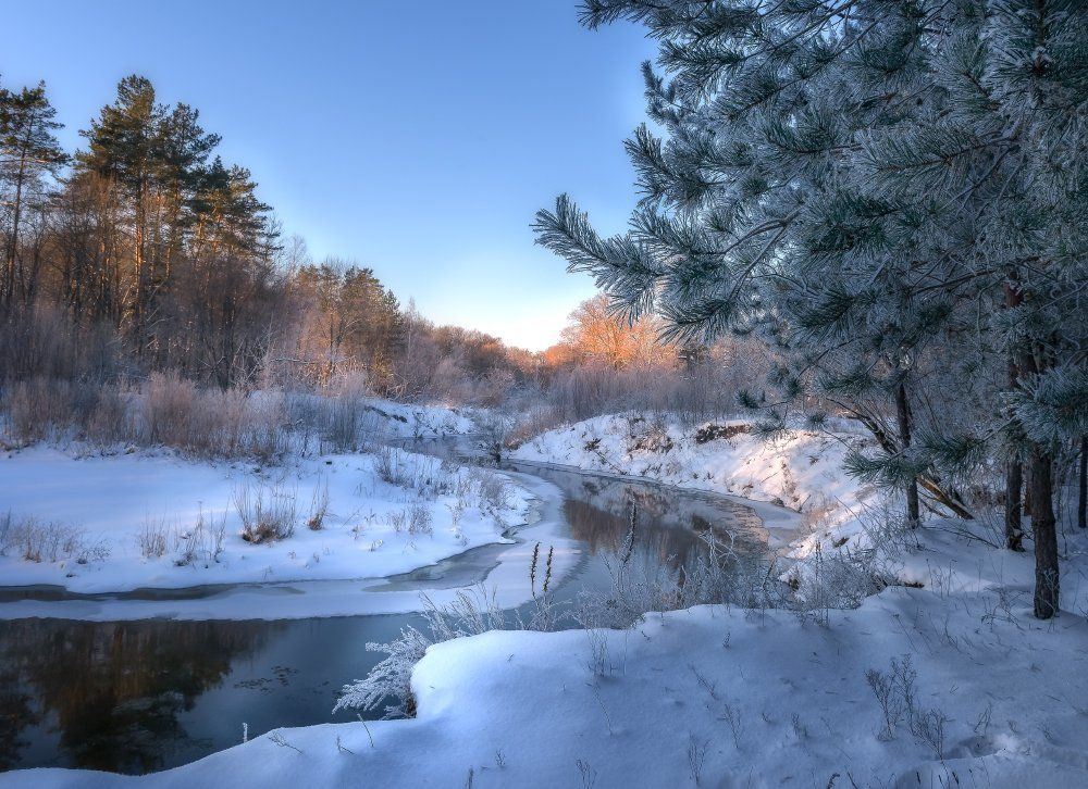 Зимний утренний свет