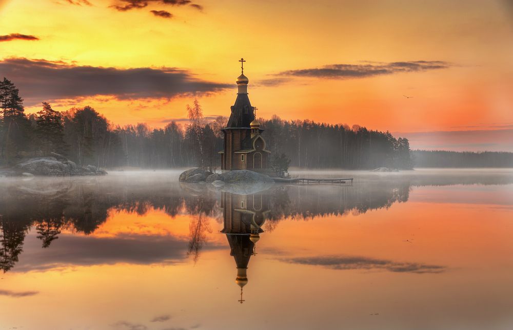 Вуокса..Апрель..