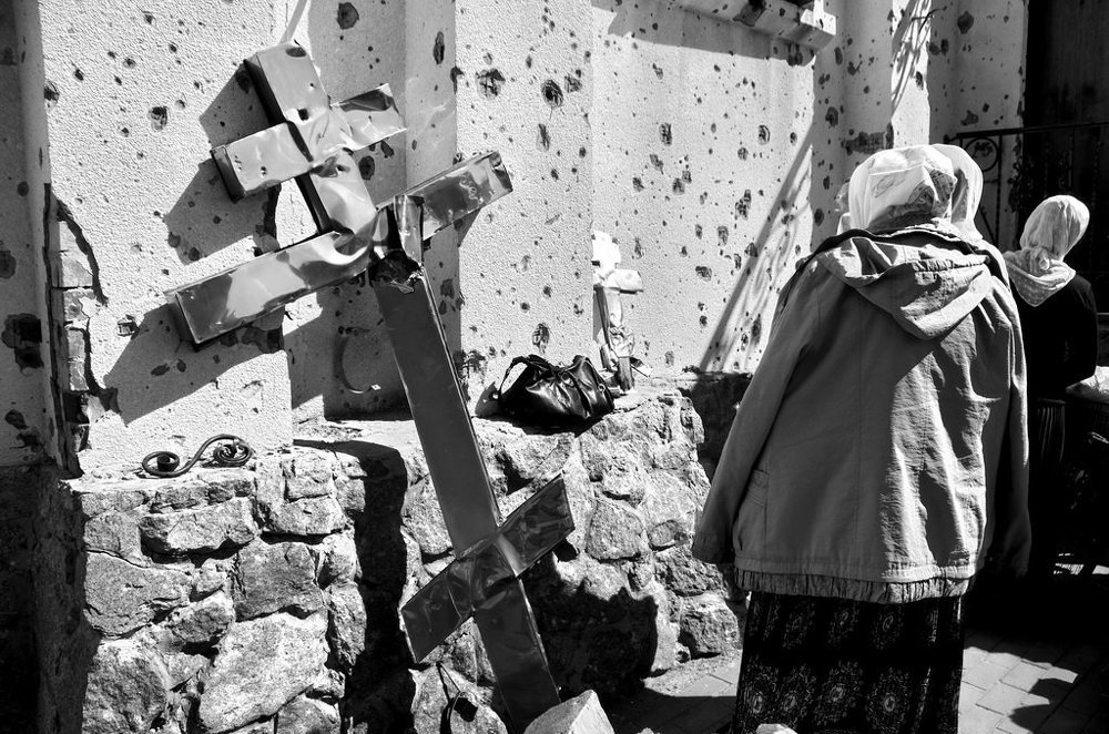 Иверский монастырь.Донецк. Многострадальный крест