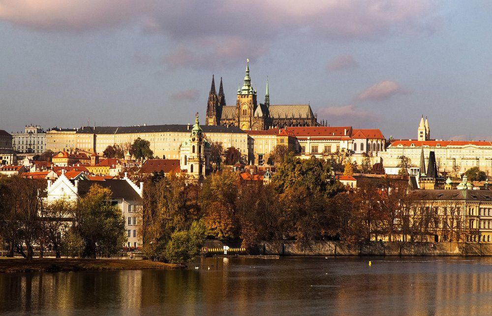 Пражский Град и Влтава