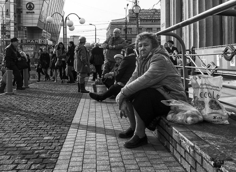 В ожидании транспорта