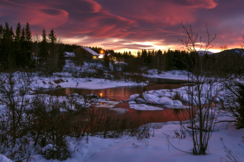 Багровый закат 2