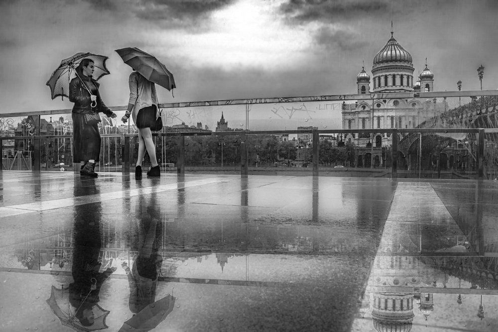 дождливый разговор.