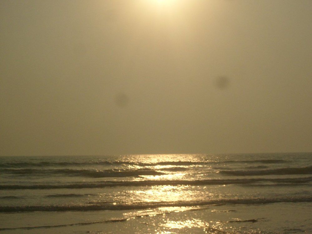 sunset at the sea