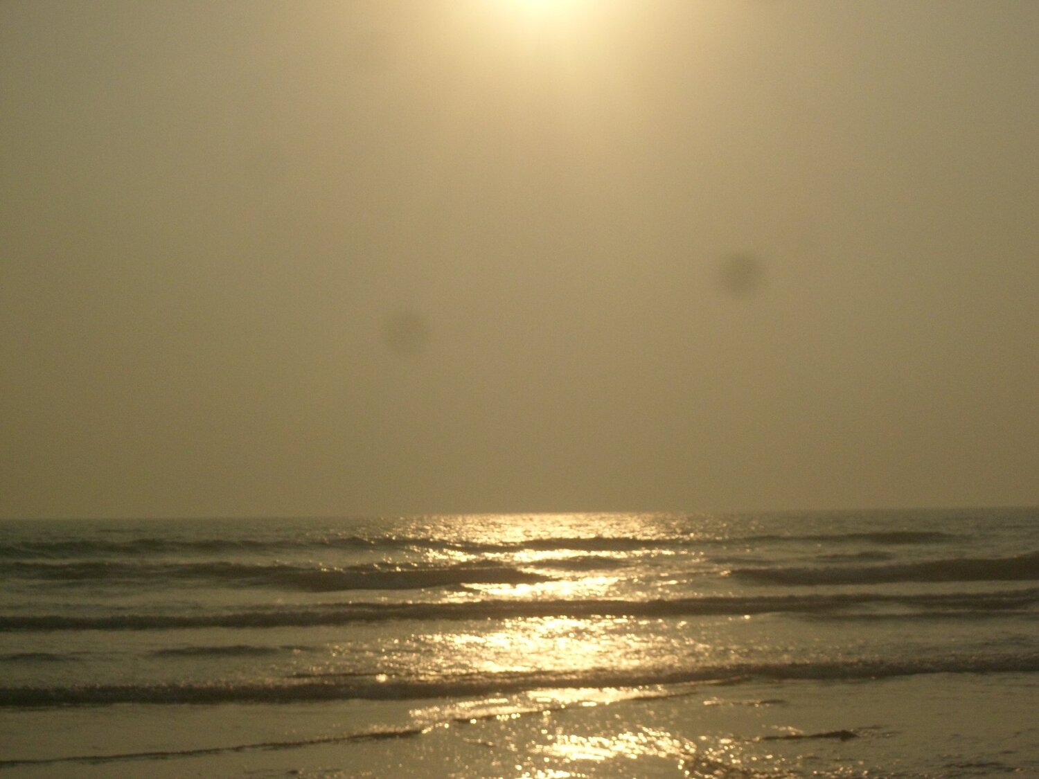 sunset at the sea