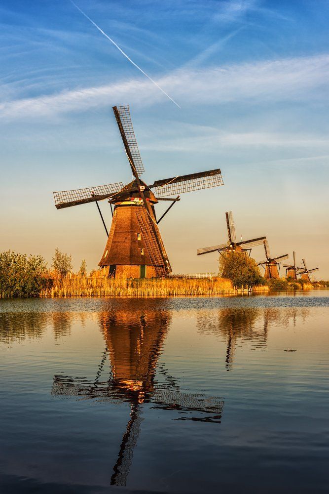 Windmills in Kinderdijk