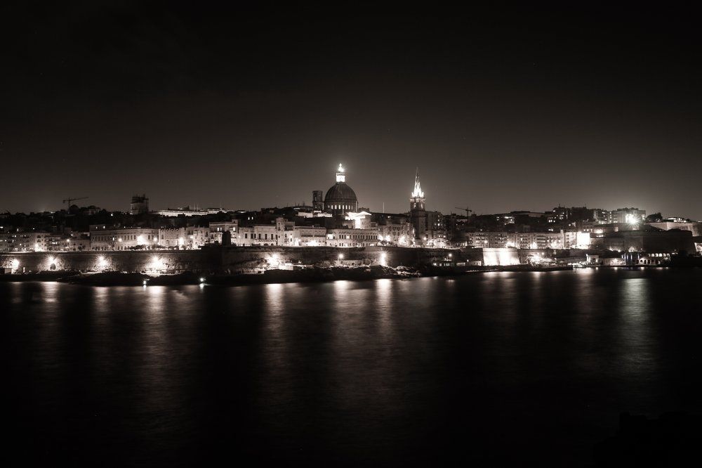 Ночная Валлетта