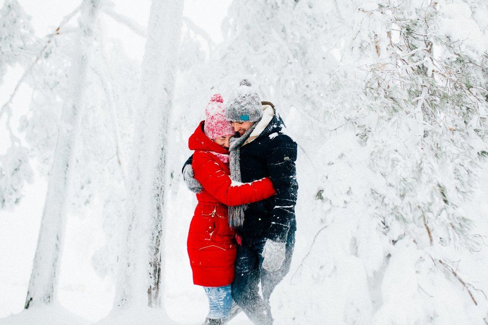 Love in Snow.