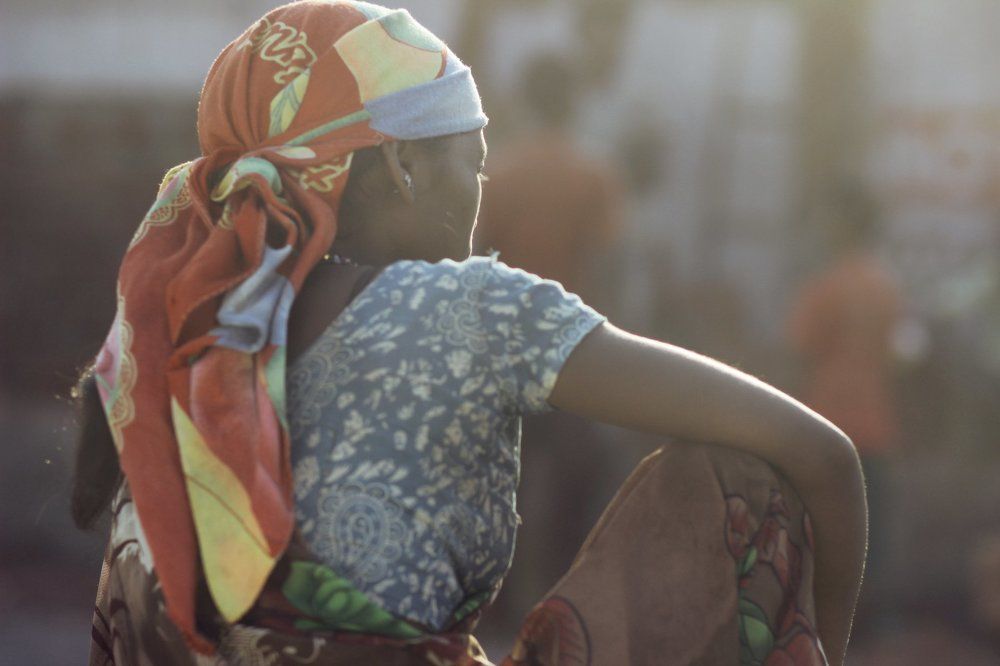 Девушка в Индии