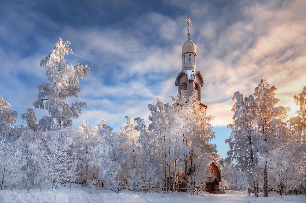 зима в Токсово. Ленинградская область