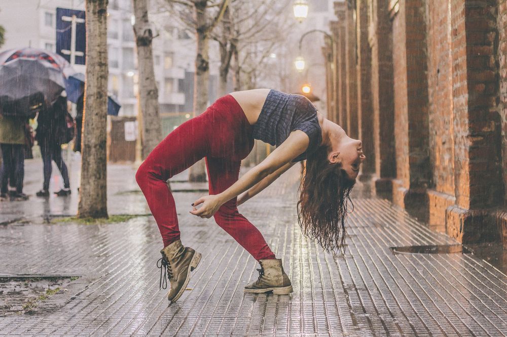 Dancing in the rain