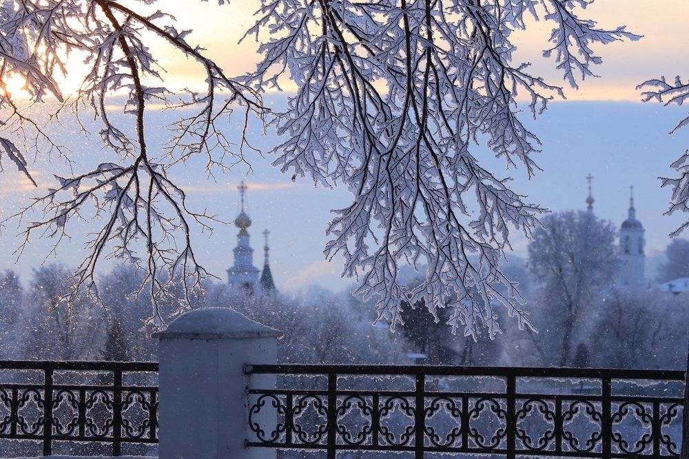 В объятьях зимы.