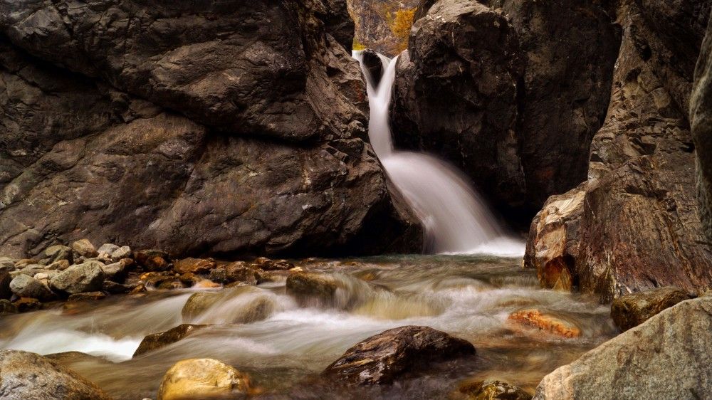 Водопад на реке Кынгарга