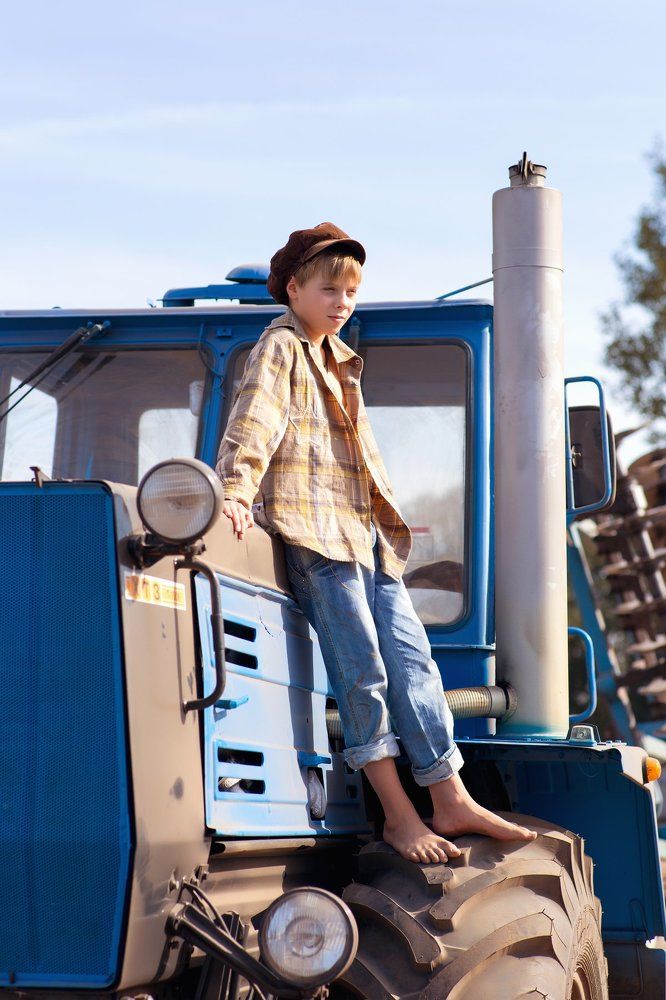 дети в деревне