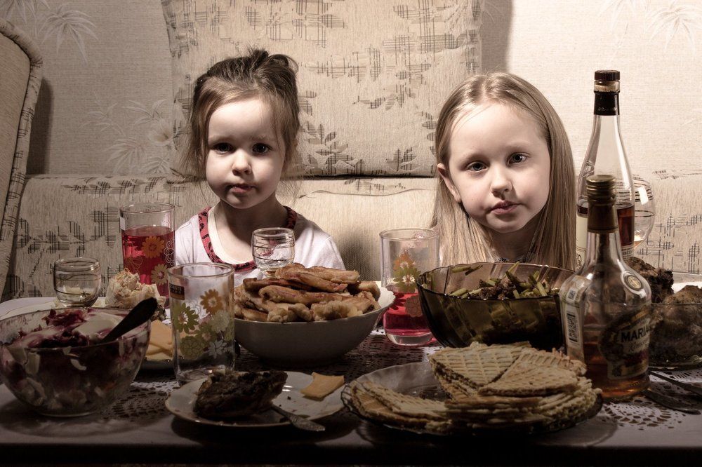 Начало банкета по взрослому