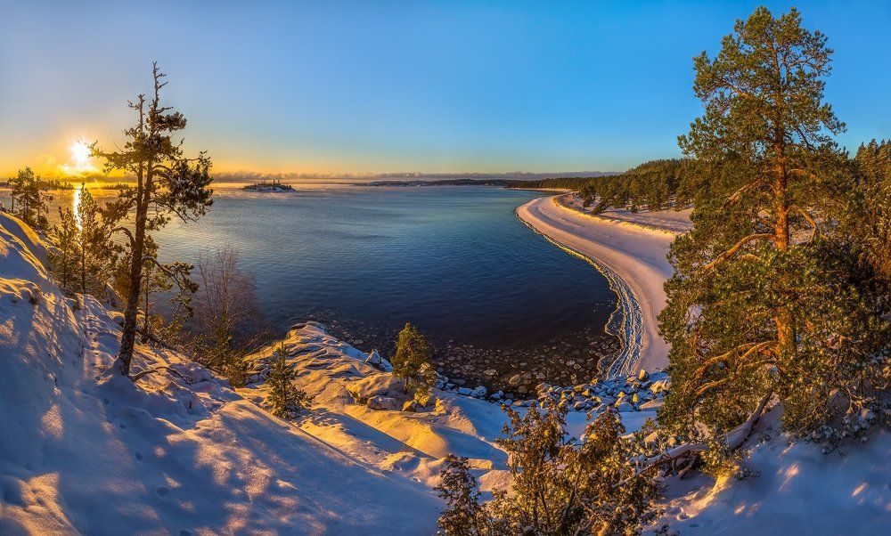 Зимний пляж.