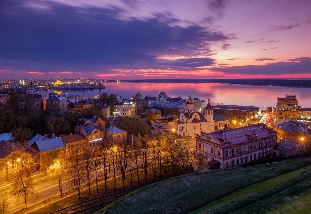 Майский вечер в Нижнем Новгороде