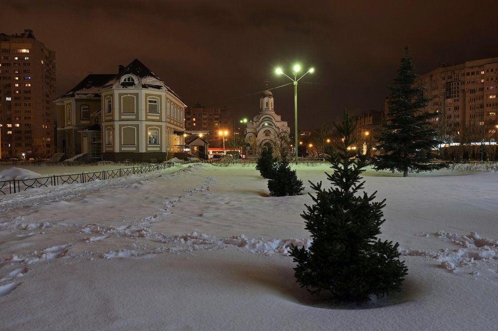 Возле храма