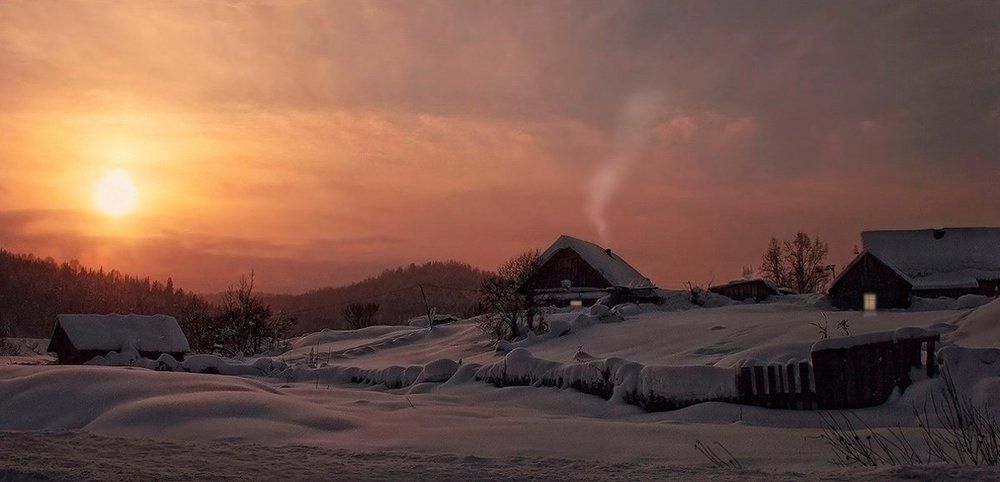 Теплые краски уходящего дня