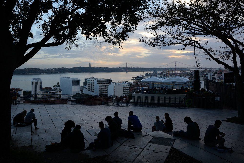 Теплый вечер в Лиссабоне