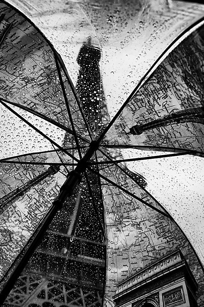 Paris in the Rain(No Photoshop)