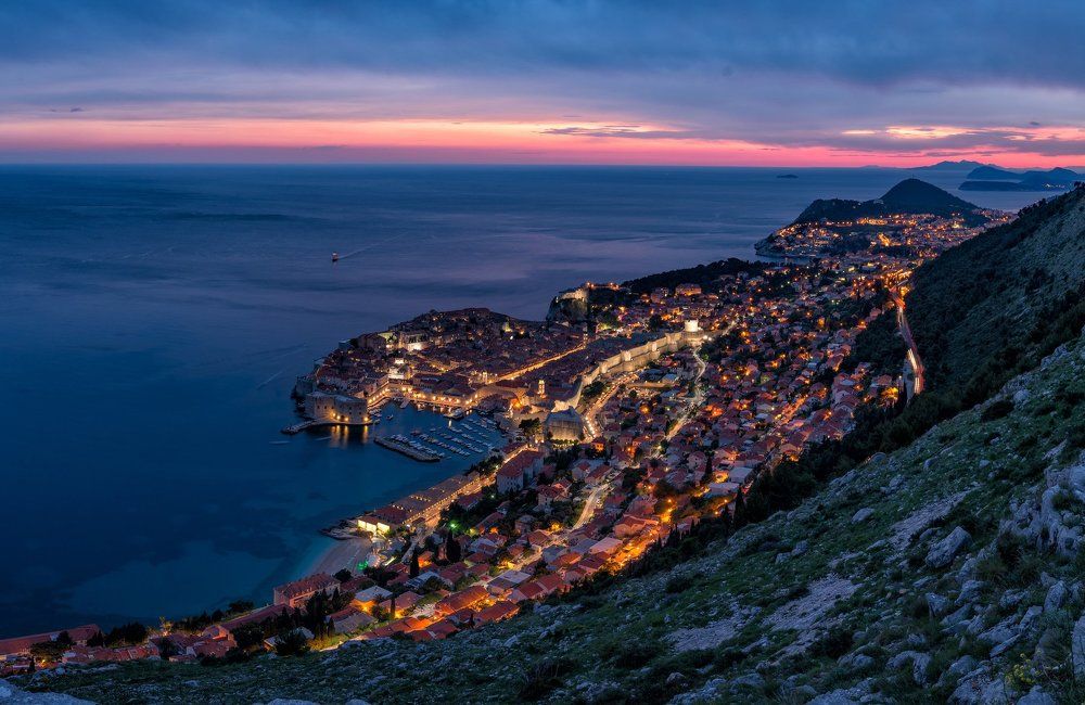 Dubrovnik at night