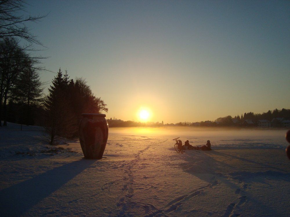 Winter sunset- Bergen Norway