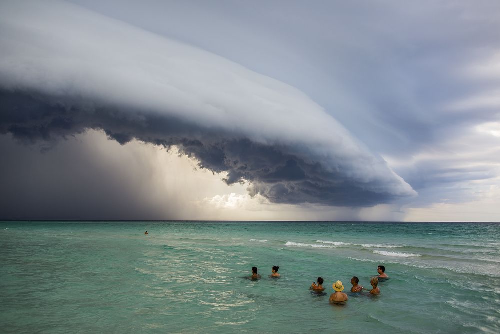 Storm at Varadero, Cuba.