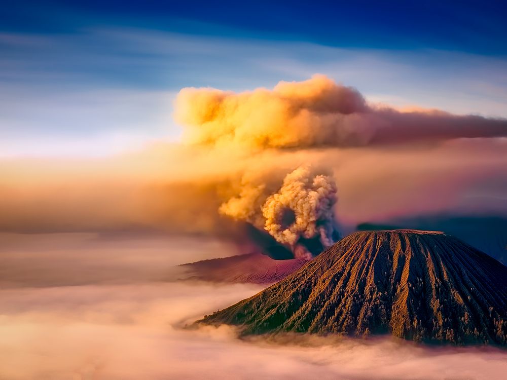 Peaceful Volcano
