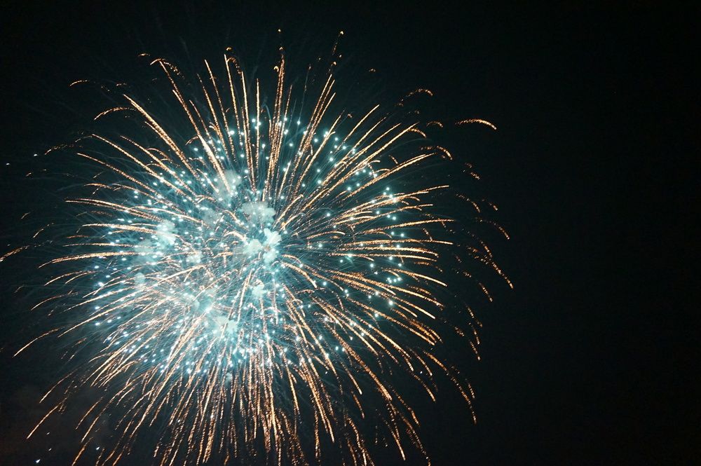 Вот такие фейерверки. Лето Астана 2016 г.