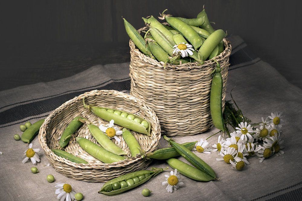 Молодой горох...