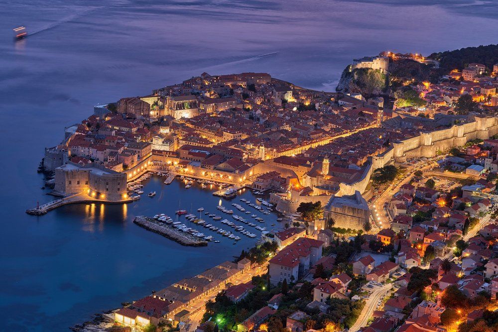 Dubrovnik at night