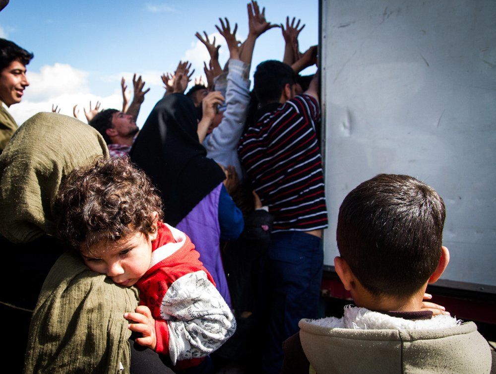 Portrait of a Syrian child