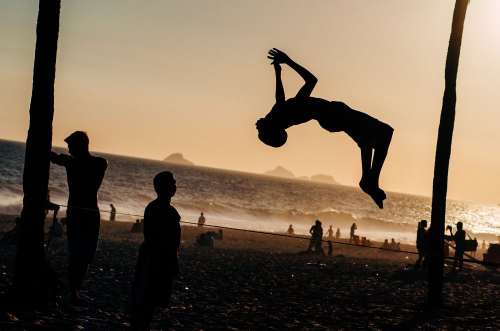 Playtime on the beach