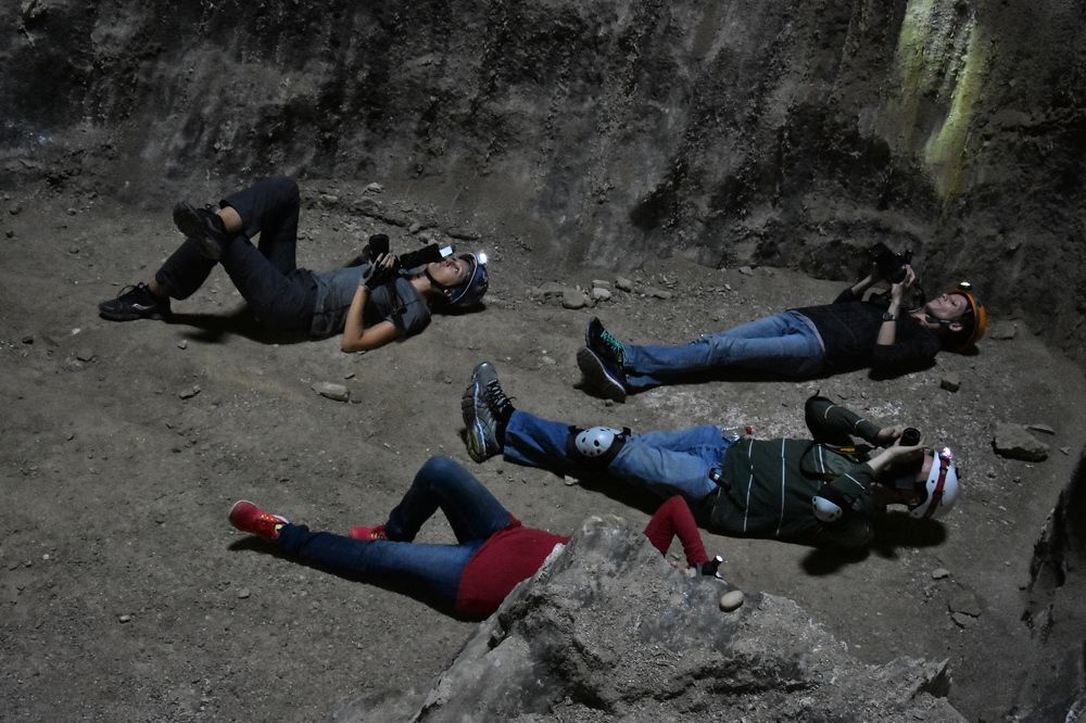 Фотографы в пещере мертвого моря, Израиль 2016 -Photographers in the cave of the Dead Sea, Israel 2016