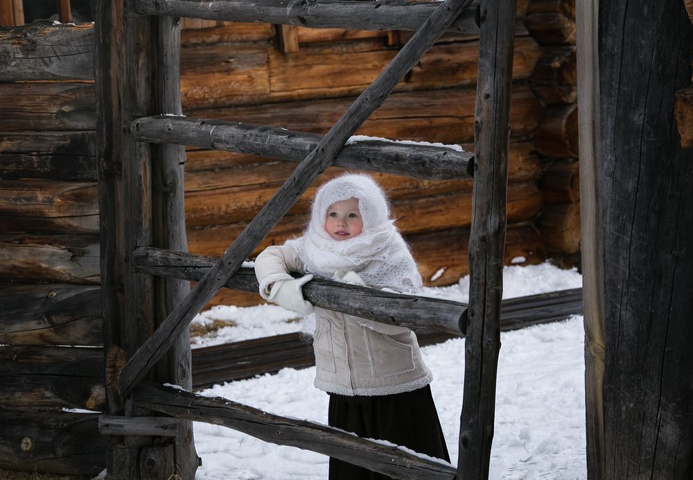 Деревенская зима